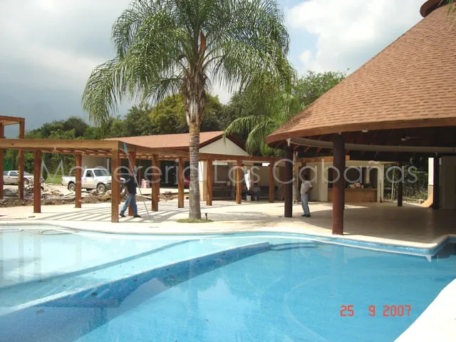 Palapa, alberca, embigados. Llave en mano Arquitecto Hinojosa