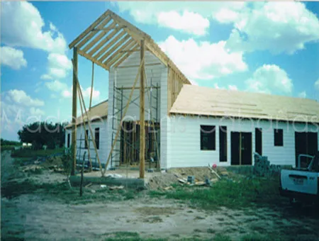 Casa de madera diseño especial forro esterior de tableta de cemento (cemplank)