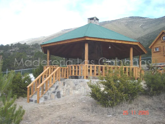 Palapa con asador